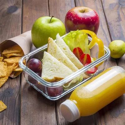 Imagen 2 del producto Pack 3 Contenedores Hermetico Vidrio Rectangular 600mL