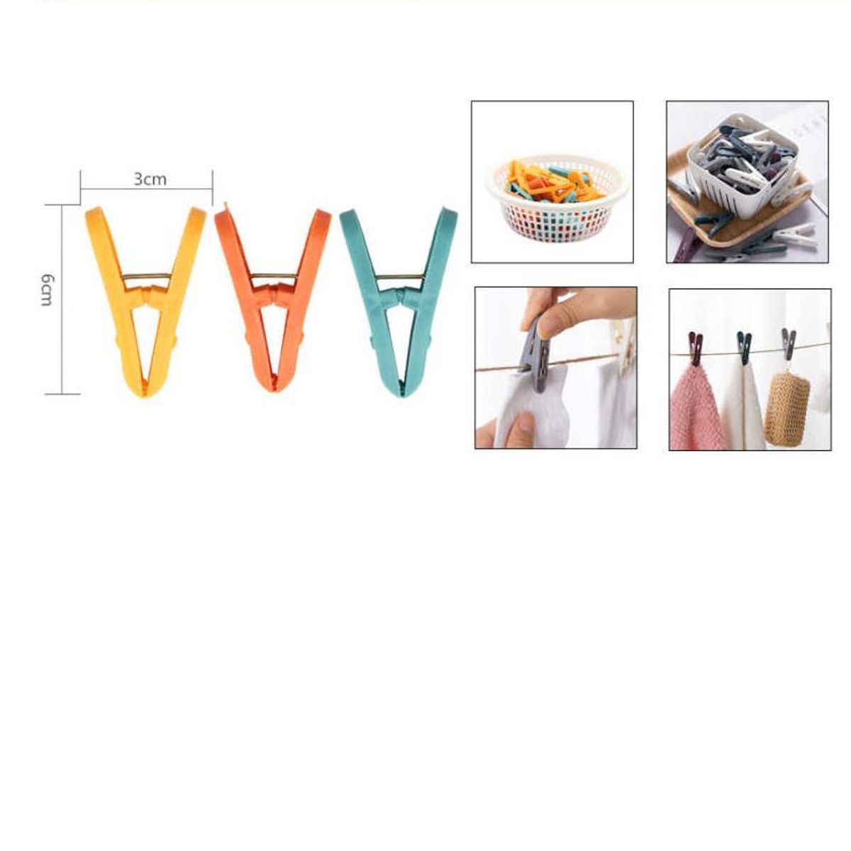 GENERICO - Cesta Organizadora + Pinzas