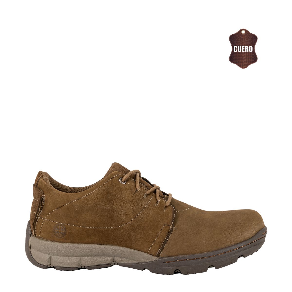 LONDON ADIXT - Zapato de Cuero Hombre Khaki Brezo London Adixt