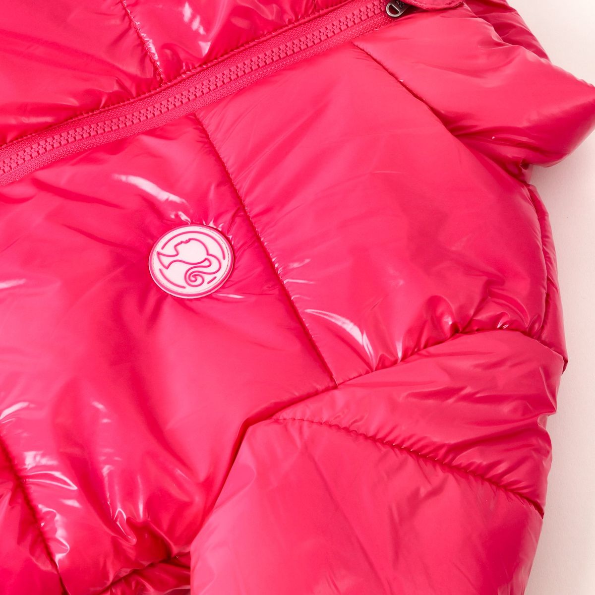 BARBIE - Parka Niña Puffa Rosado Barbie