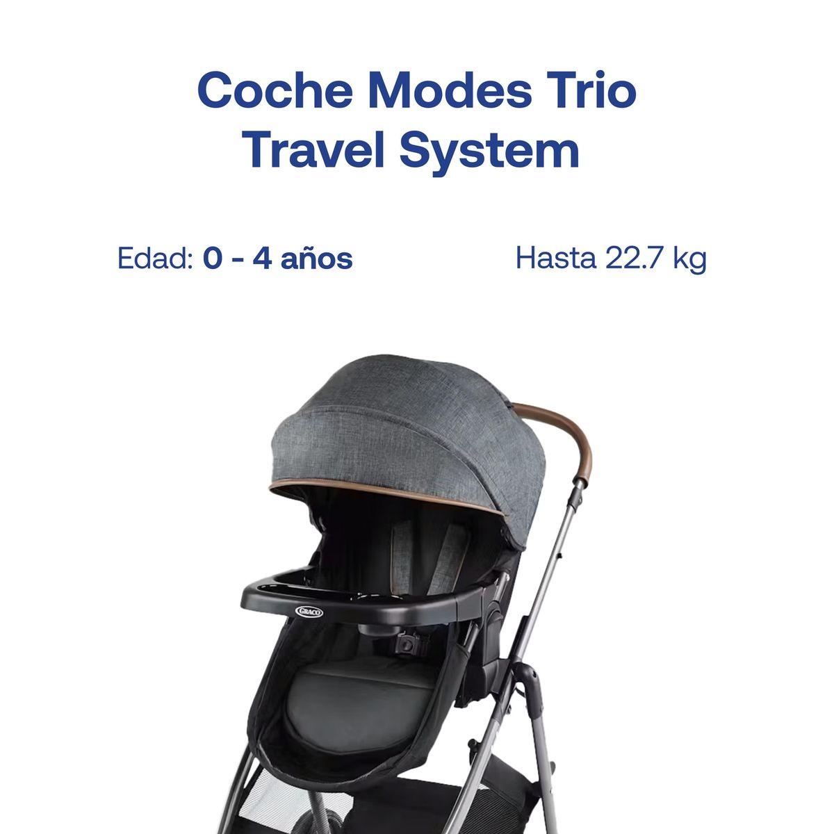 GRACO - Coche Travel Sytem Modes Trio Hemlock Graco