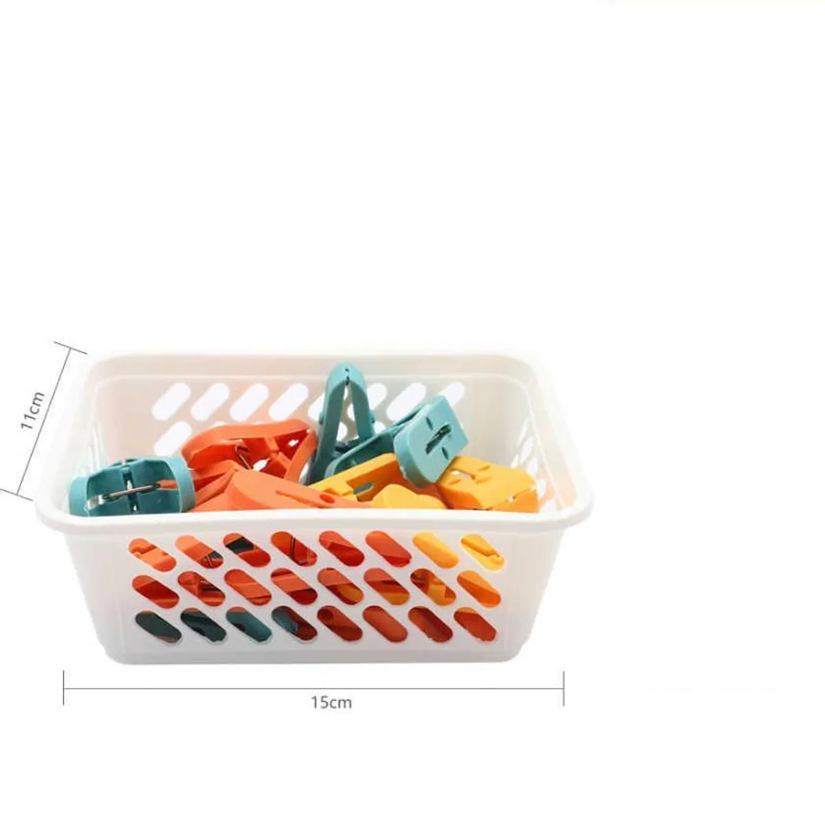 GENERICO - Cesta Organizadora  Pinzas 16pcs