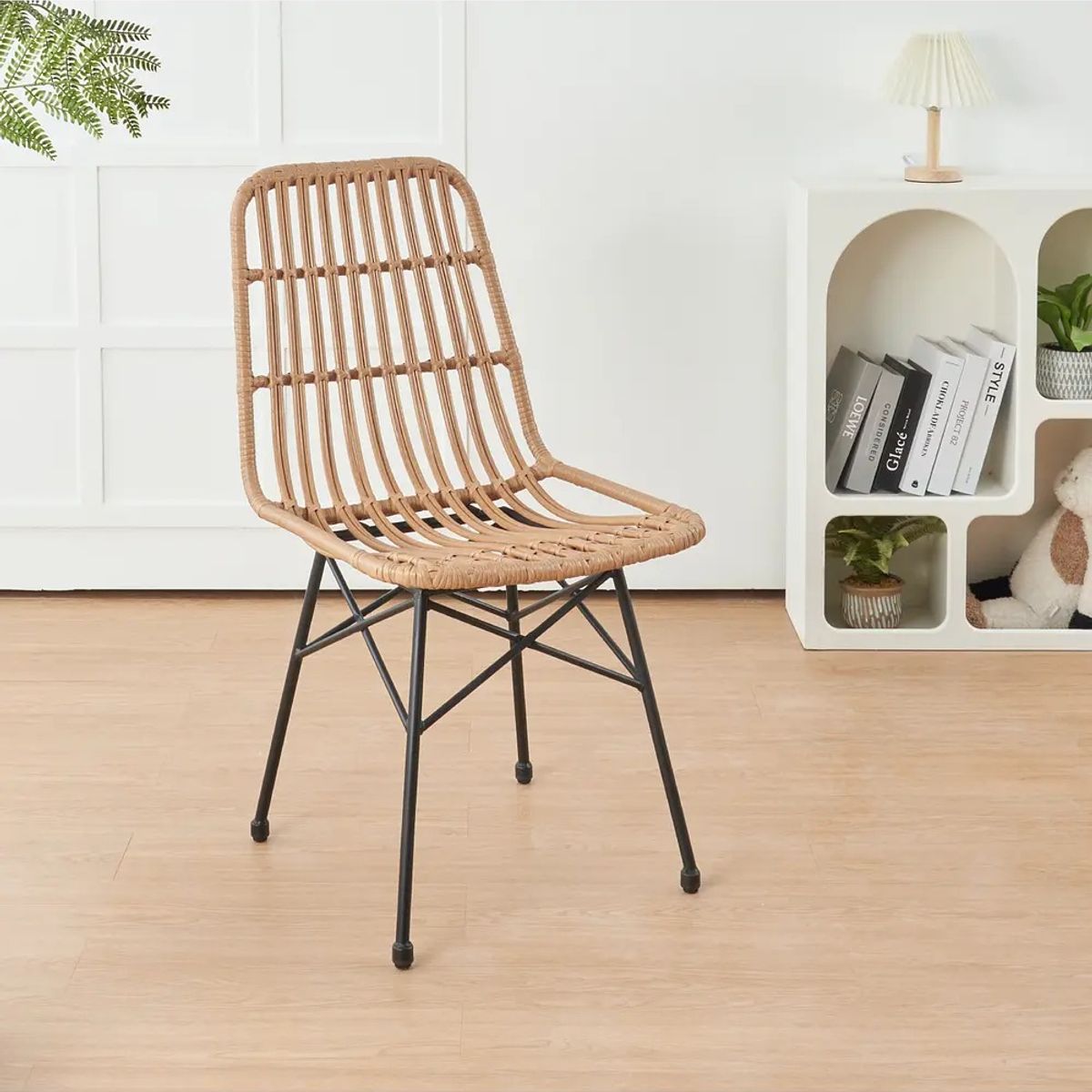 CORI CORI - Silla de Comedor Terraza Rattan Grecia Madera