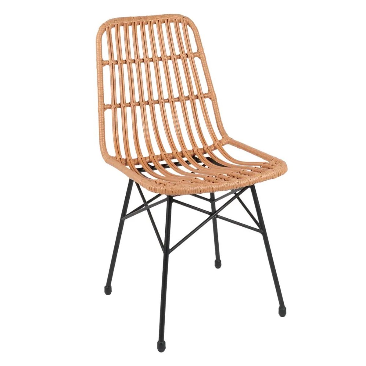 CORI CORI - Silla de Comedor Terraza Rattan Grecia Madera