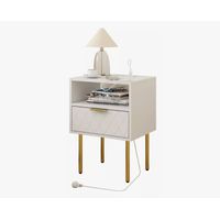 Velador Europeo Con Enchufes 40x30x57cm