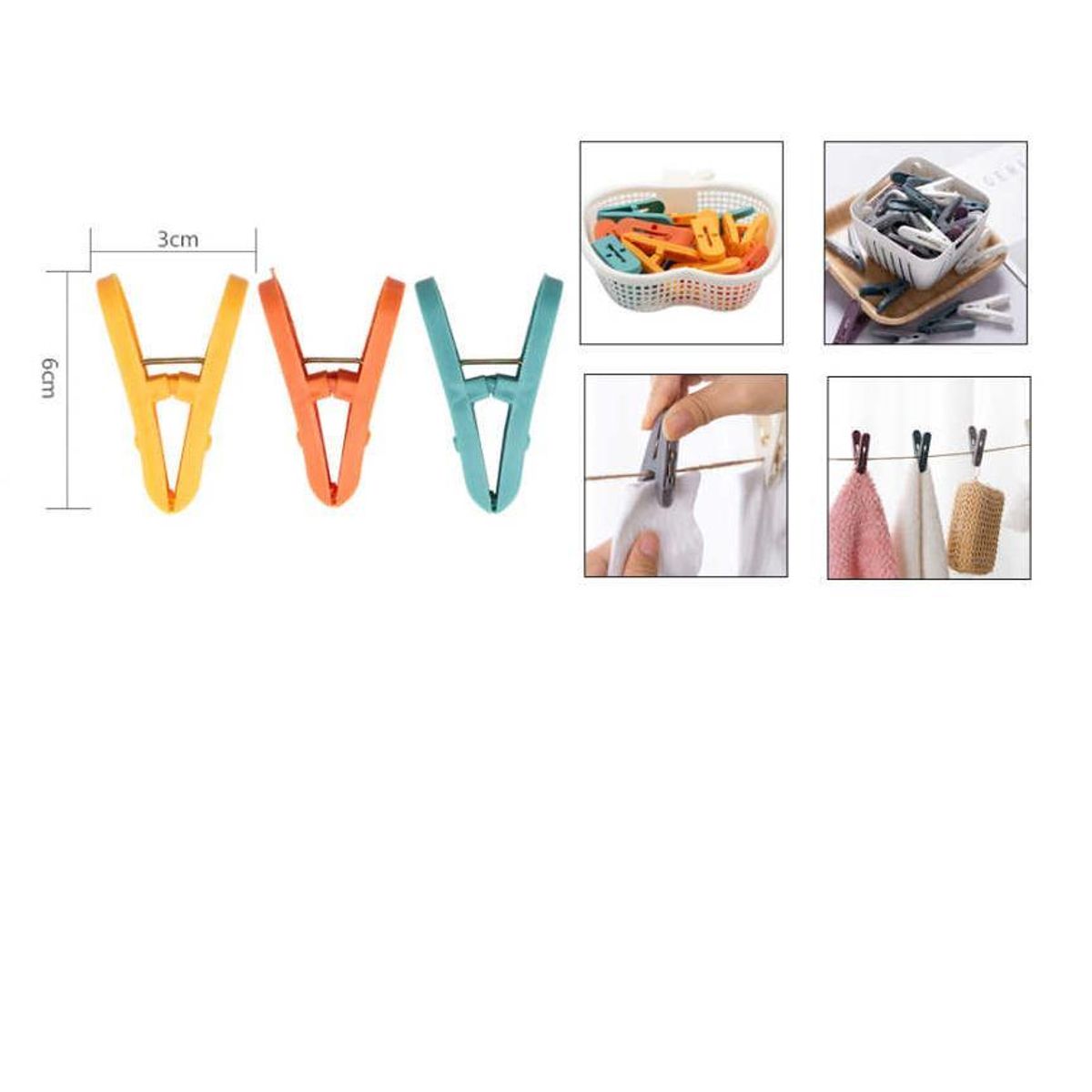 GENERICO - Cesta Organizadora + Pinzas