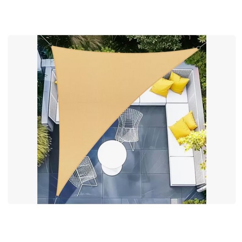 OFERTABKN - Toldo Vela De Tela Impermeable Triangular 5x5x5 Filtro Uv