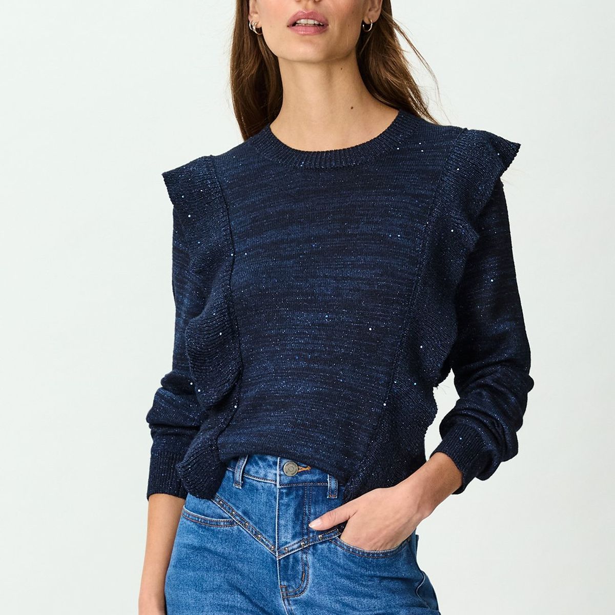 IO - Sweater Azul Marino Mujer Io