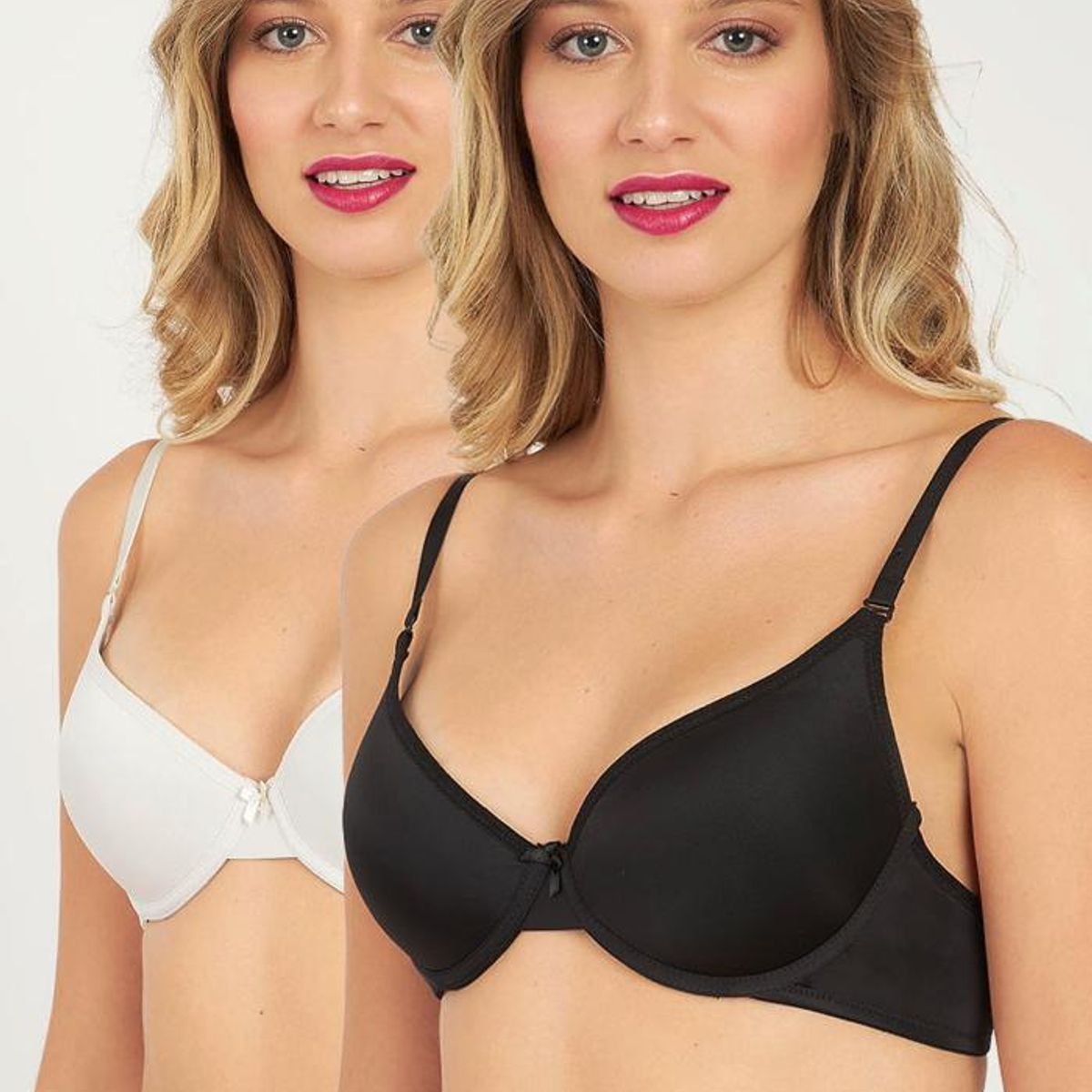 KAYSER - PACK 2X  Sosten  Push Up Microfibra P250022 Kayser