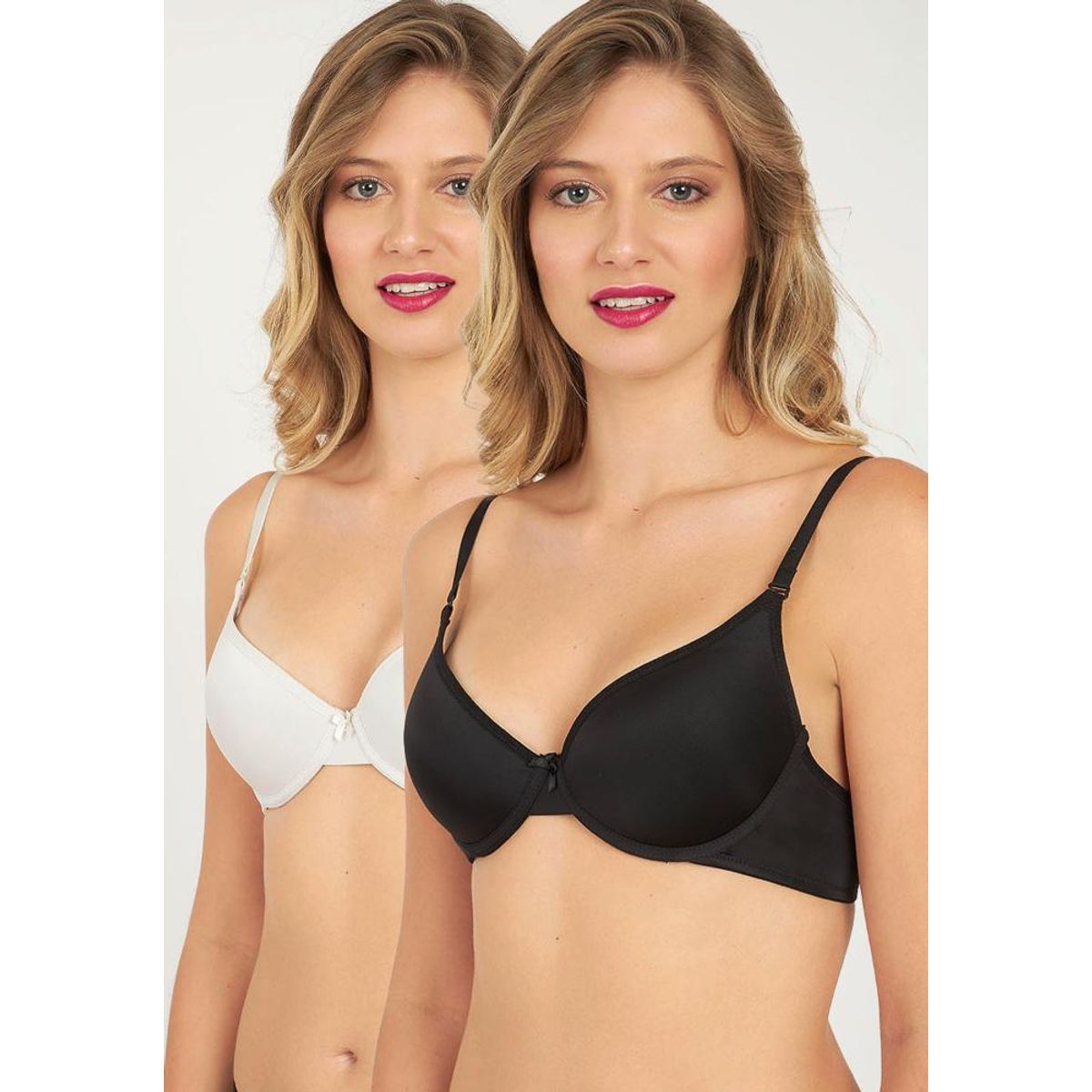 KAYSER - PACK 2X  Sosten  Push Up Microfibra P250022 Kayser