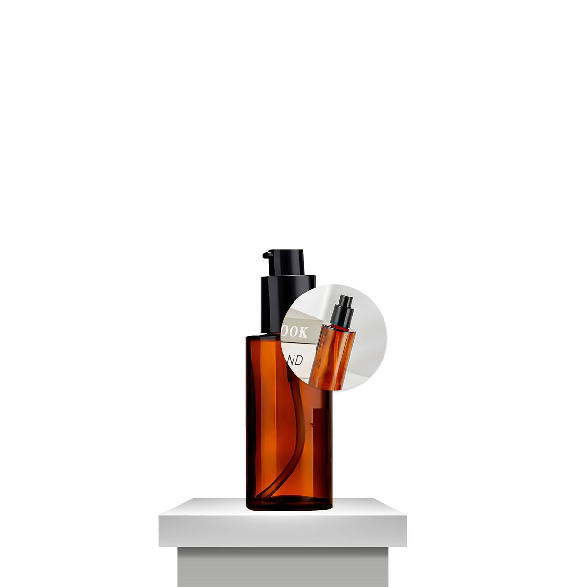 GENERICO - Set 12 Frasco Ámbar Vidrio Dispensador Bomba Loción 30ml