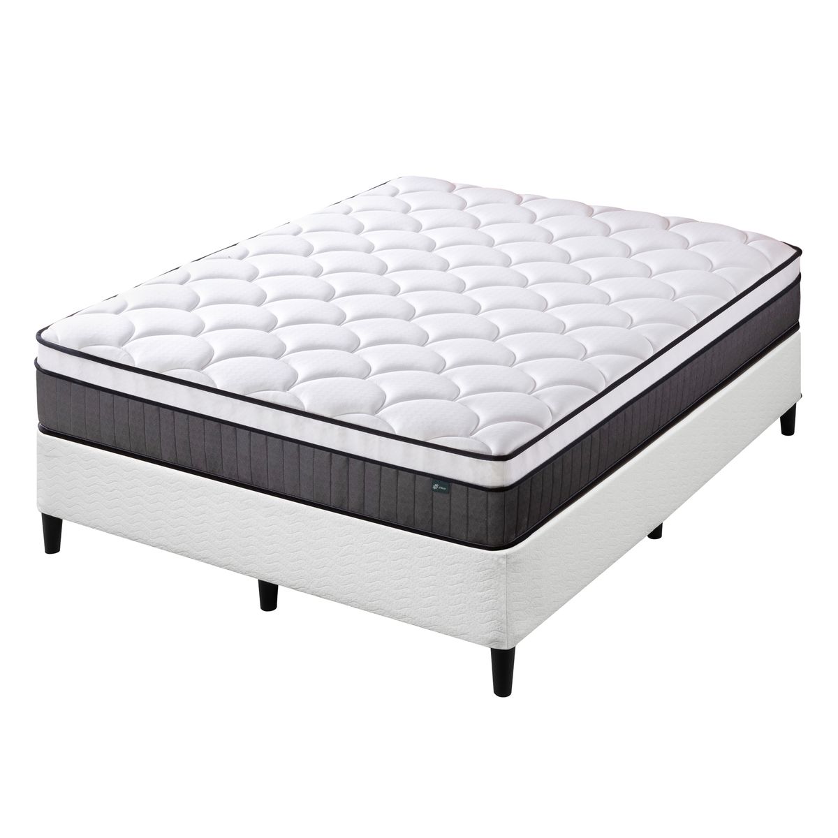 ZINUS - Cama Keenan Colchón Espuma 2 Plazas 25cms