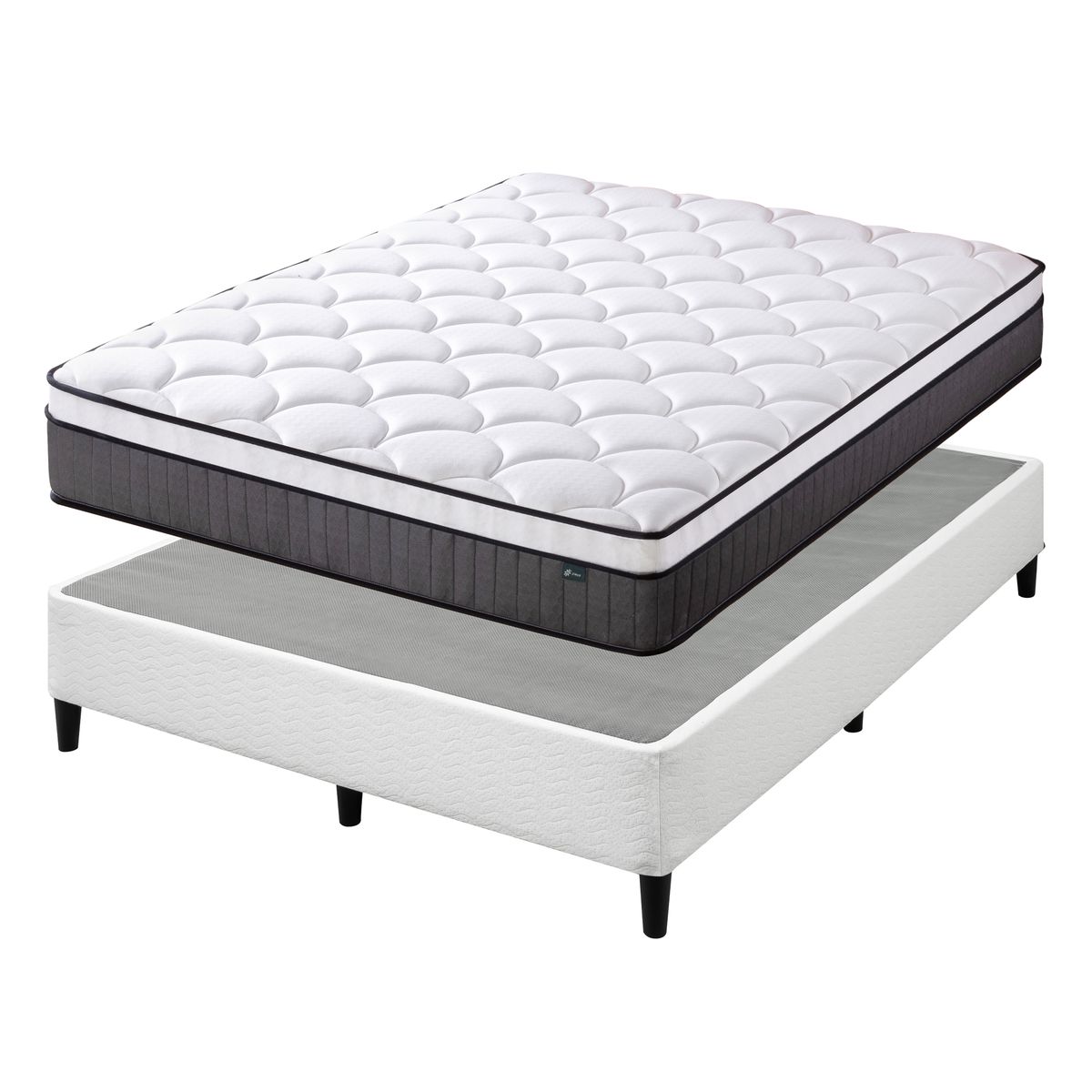 ZINUS - Cama Keenan Colchón Espuma 2 Plazas 25cms