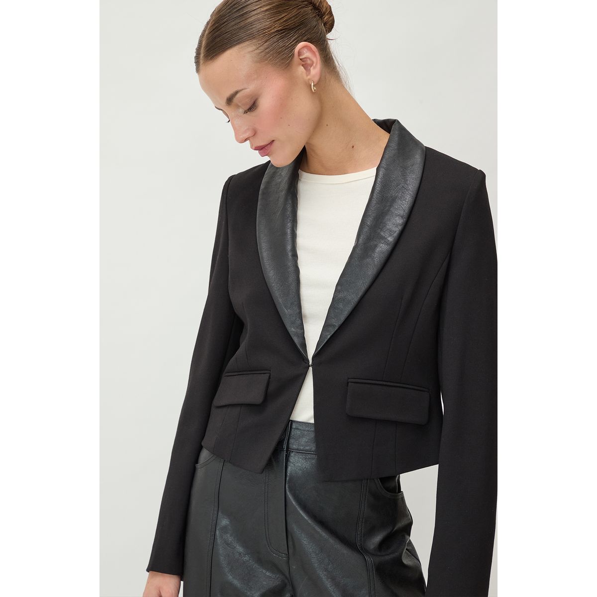 IO - Blazer Negro Mujer Io