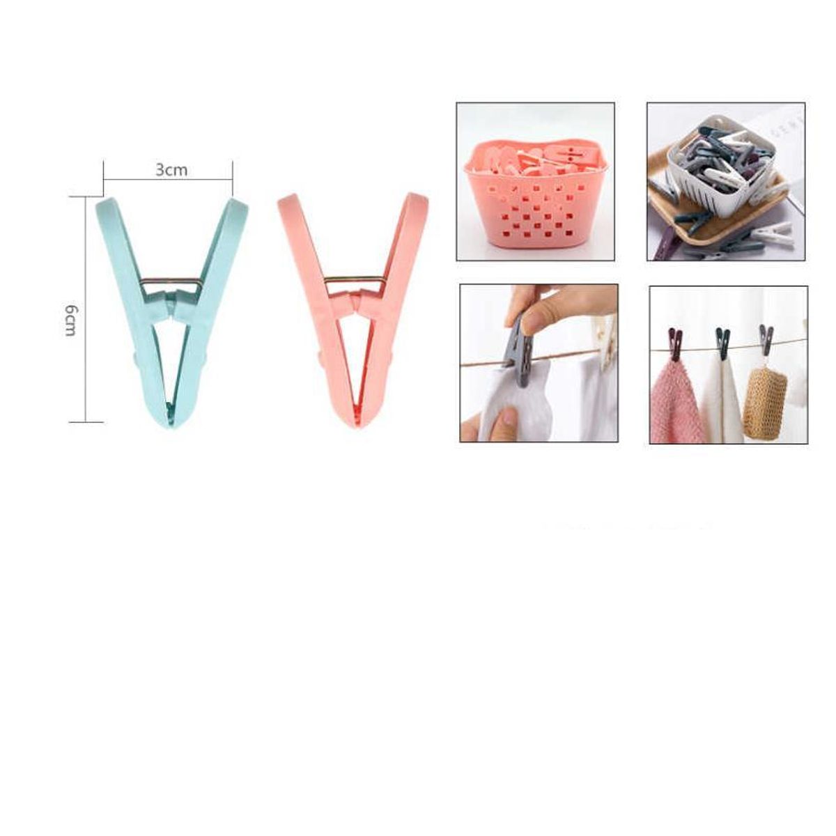 GENERICO - Cesta Organizadora + Pinzas