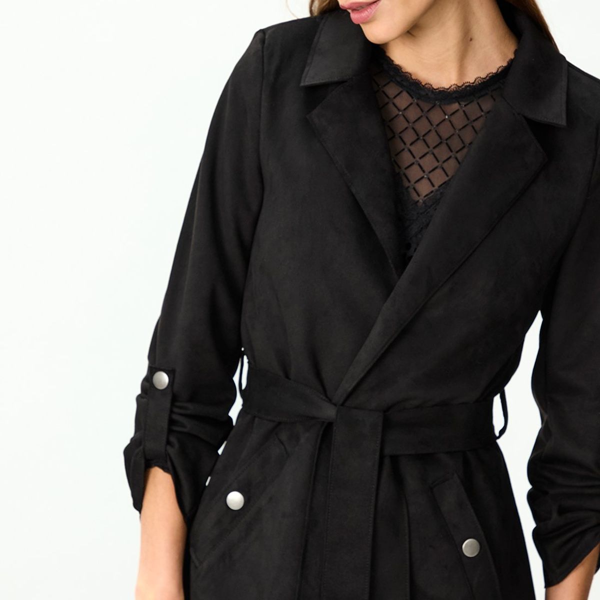 IO - Tapado Abierto Negro Mujer Io