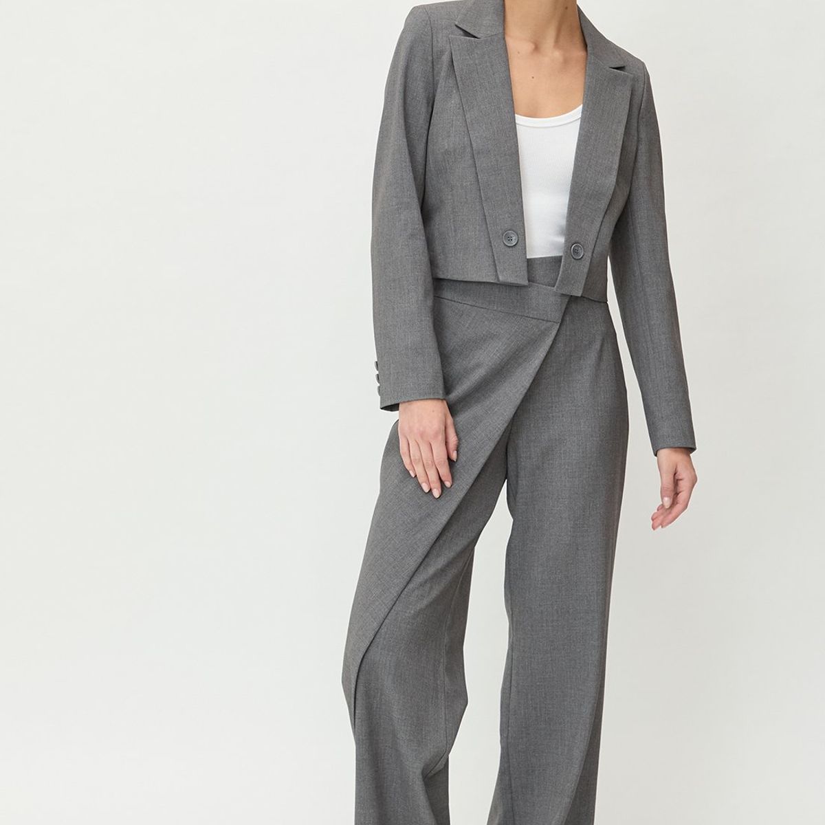 IO - Blazer Gris Mujer Io