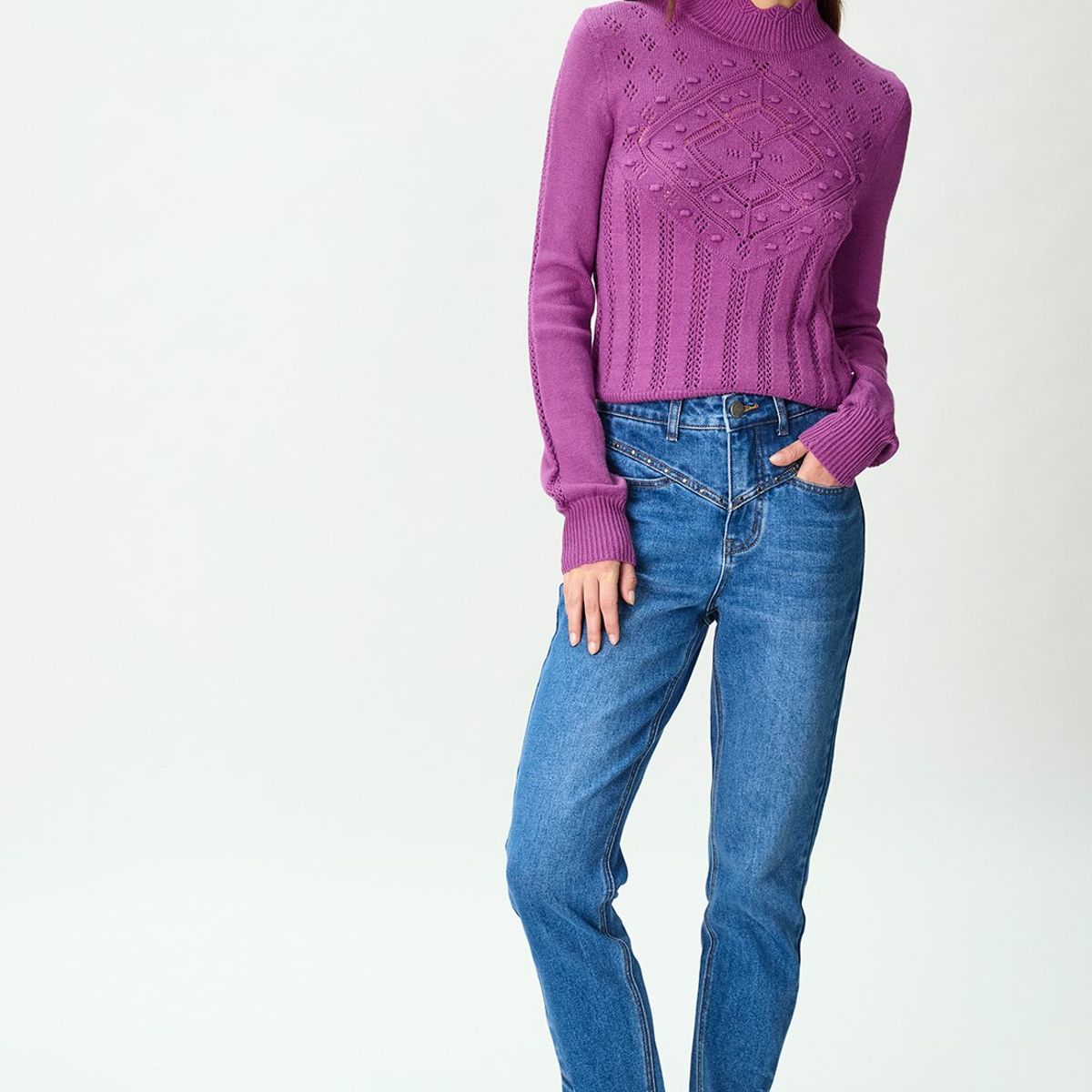 IO - Sweater Morado Mujer Io