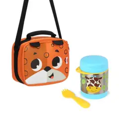 SKIP HOP - Pack Escolar Animales Lonchera + Termo