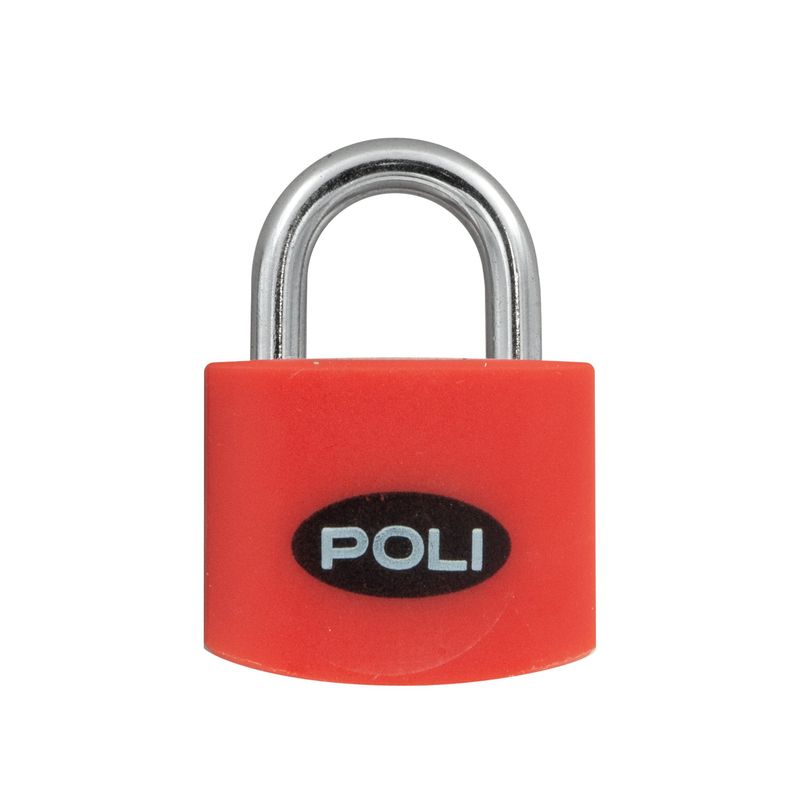 POLI - CANDADO POLI POP 32MM ROJO