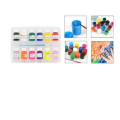 GENERICO - Pintura De Manos Y Dedos 12 pcs