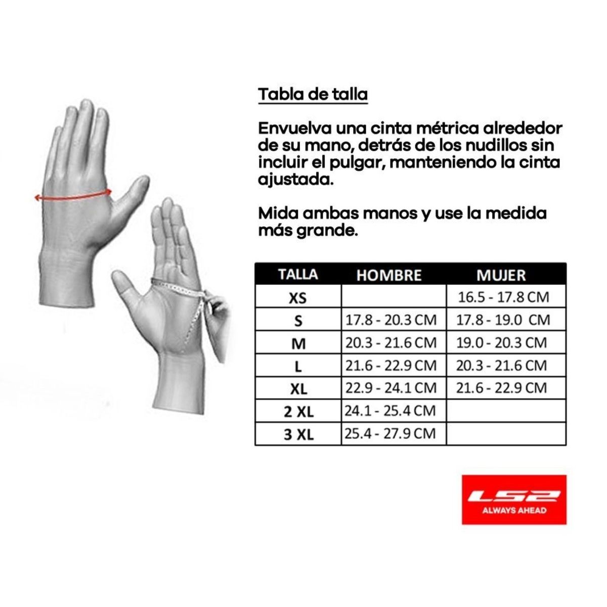 LS2 - GUANTE LS2 KUBRA NEGRO AMARILLO HOMBRE