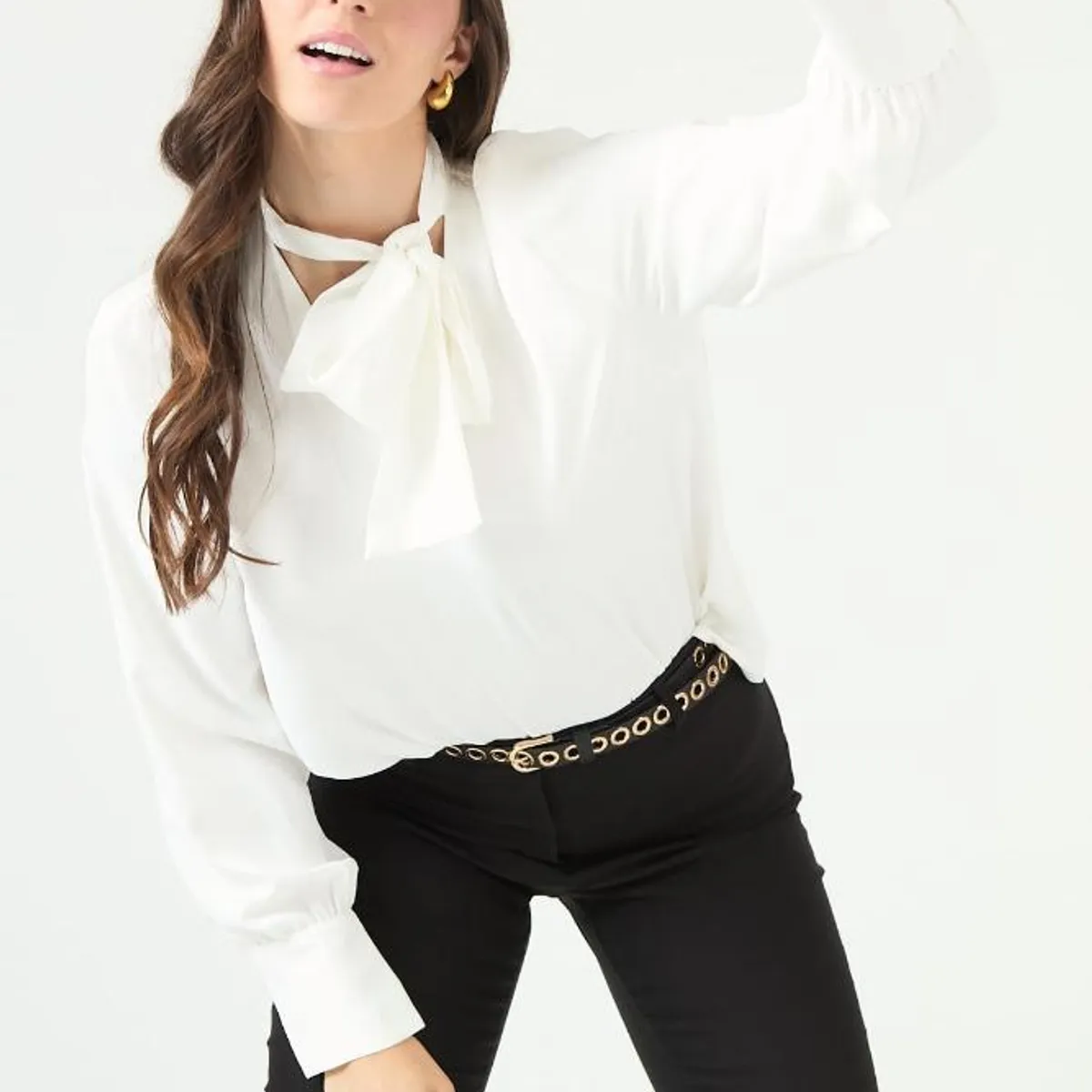 PRIVILEGE - Blusa blanca PRIVILEGE 2178