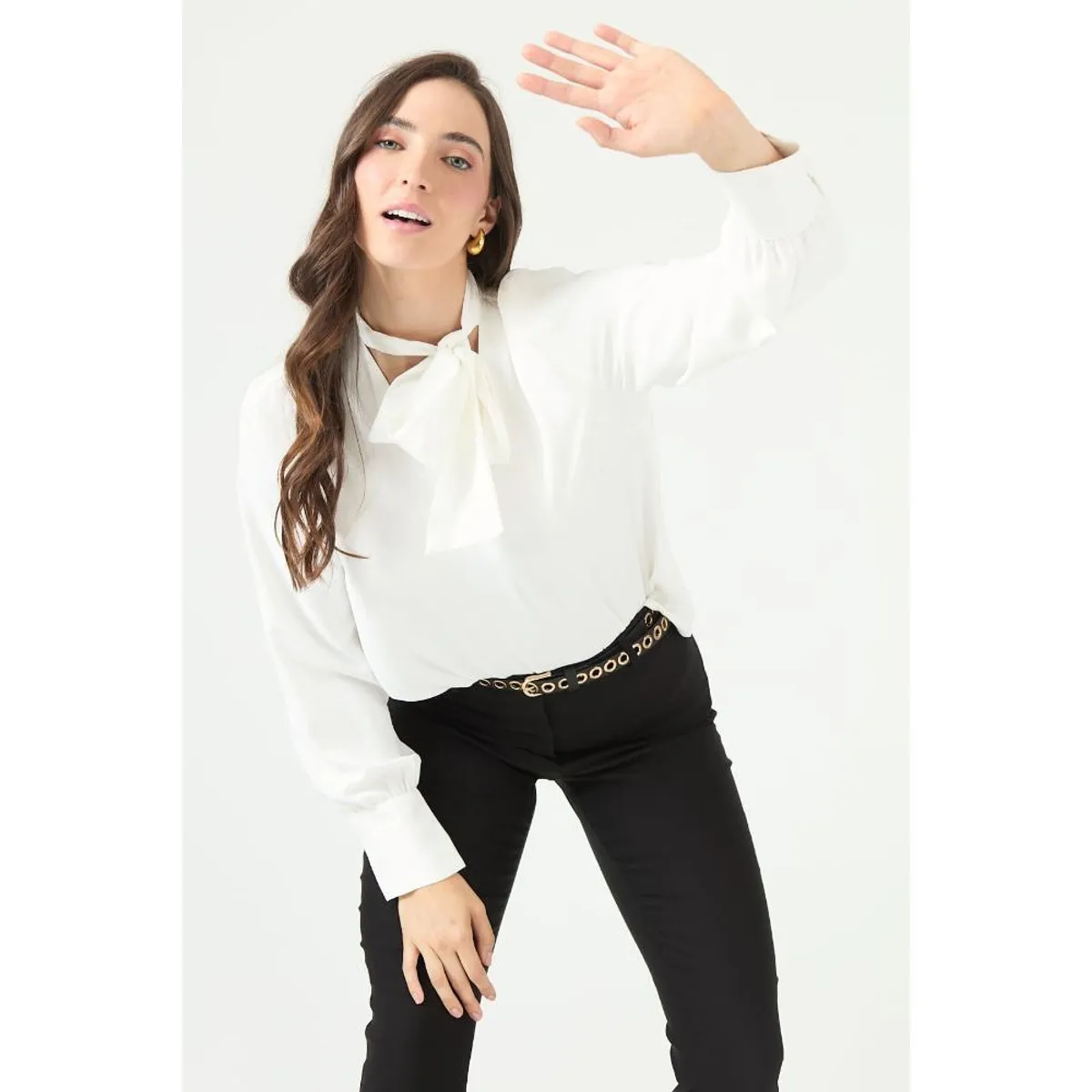 PRIVILEGE - Blusa blanca PRIVILEGE 2178