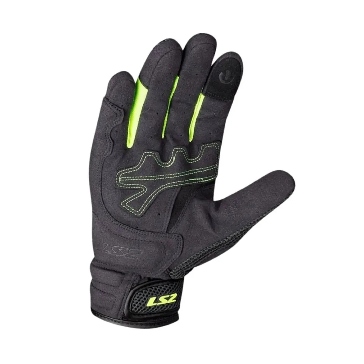 LS2 - GUANTE LS2 KUBRA NEGRO AMARILLO HOMBRE