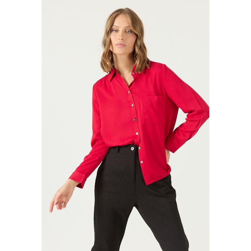 PRIVILEGE - Blusa roja PRIVILEGE 2153 - Rojo