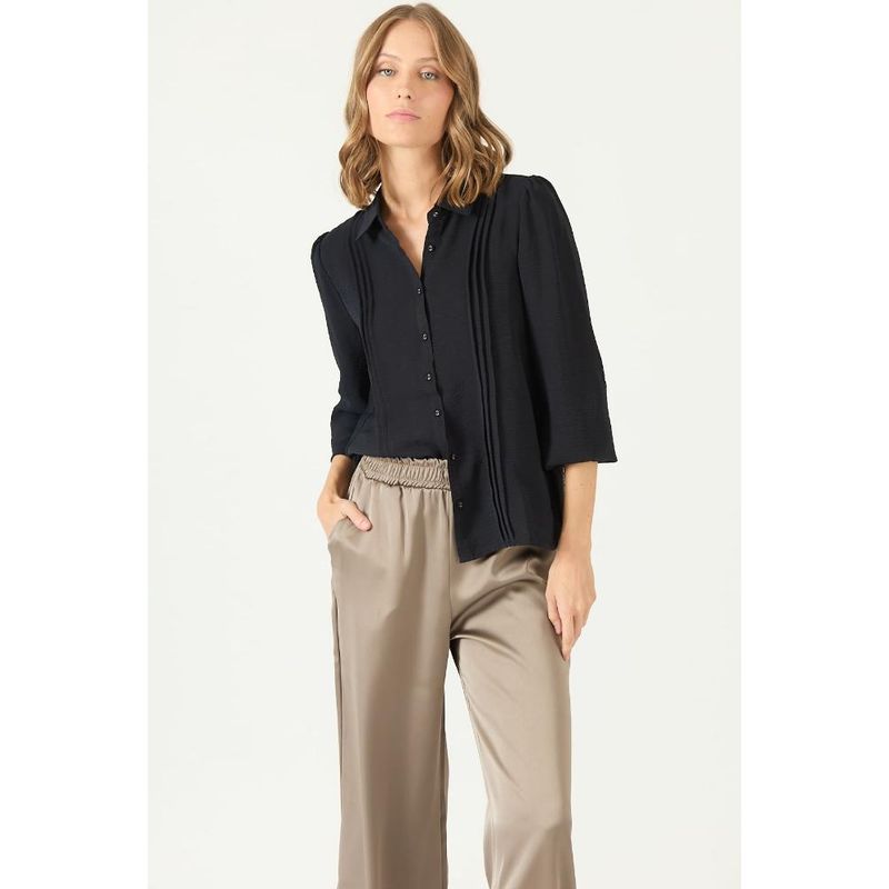 PRIVILEGE - Blusa negra PRIVILEGE 2108 - Negro