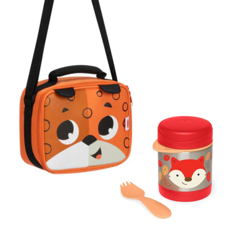 SKIP HOP - Pack Escolar Animales Lonchera + Termo