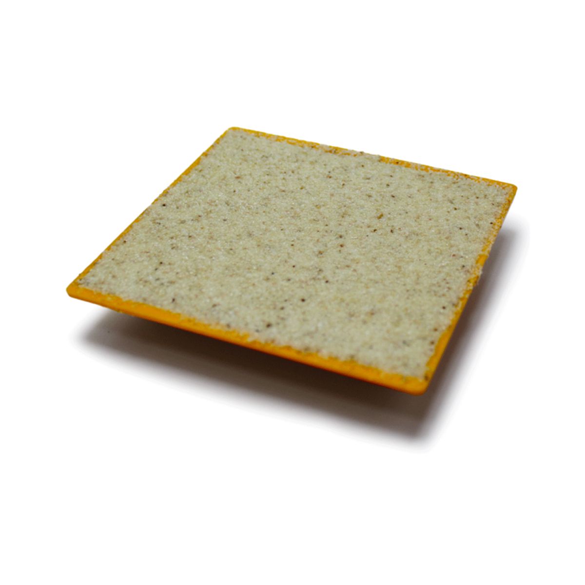 QRUBBER - Tacha vial doble reflectivo color rojo base arenosa QRubber