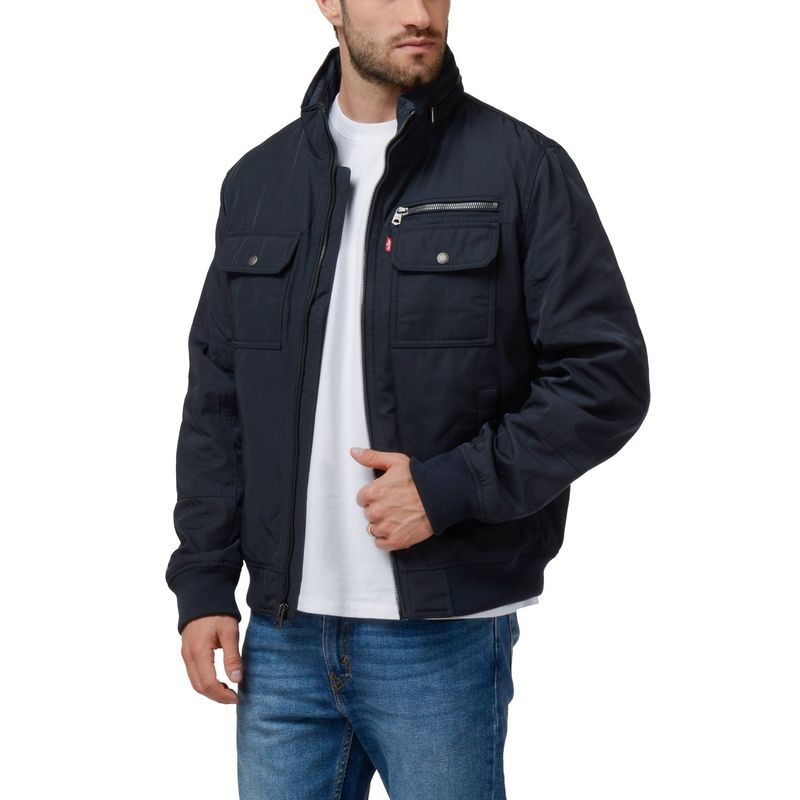 LEVIS - Chaqueta Hombre Polytwill Bomber Azul Levis