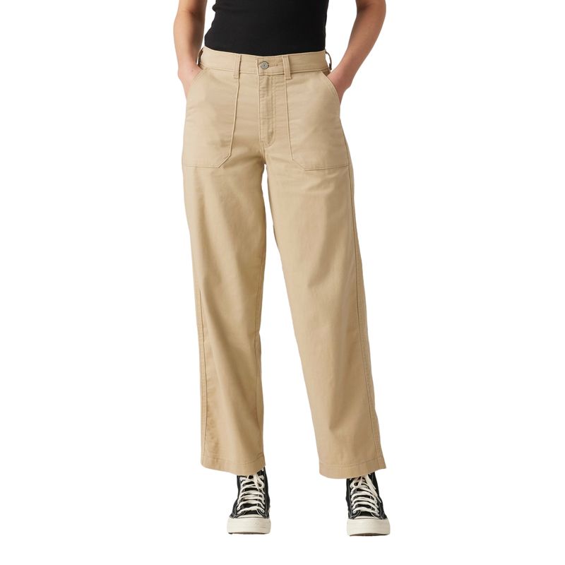 LEVIS - Pantalón Mujer Nd Utility Pant Café Levis