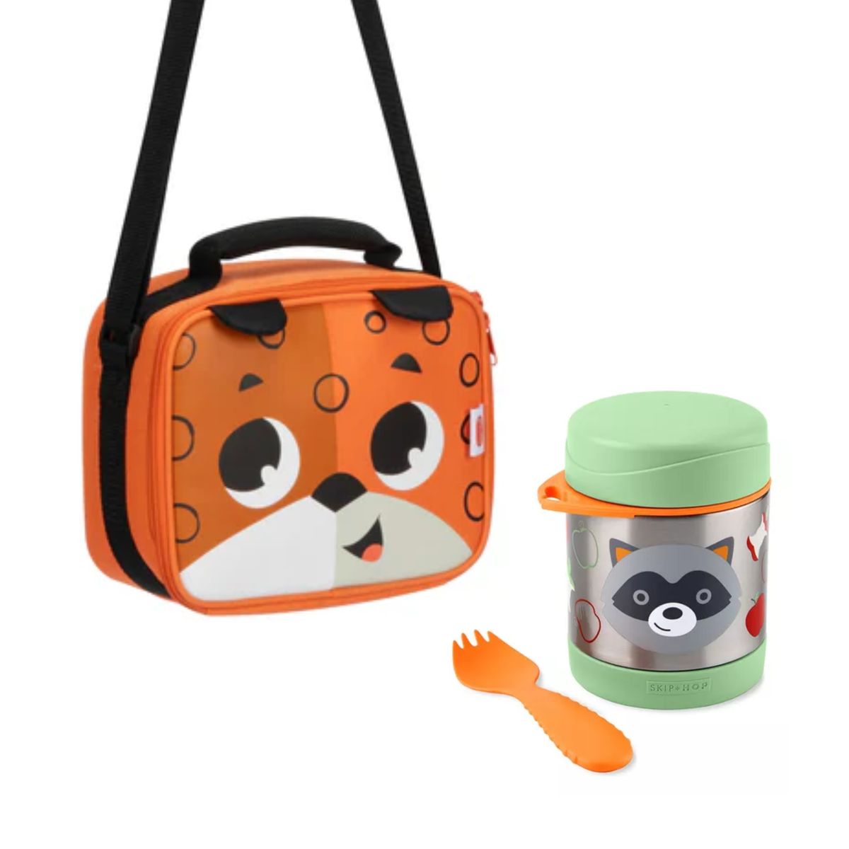 SKIP HOP - Pack Escolar Animales Lonchera + Termo