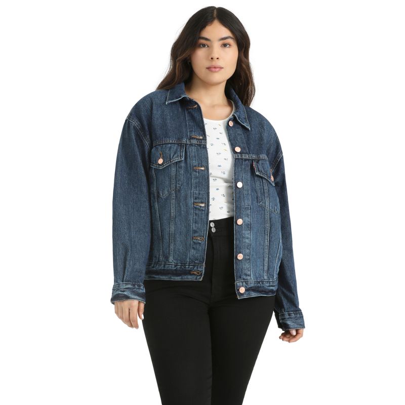 LEVIS - Chaqueta Mujer 90s Trucker Azul Levis.