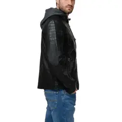 LEVIS - Chaqueta Hombre Racer Negro
