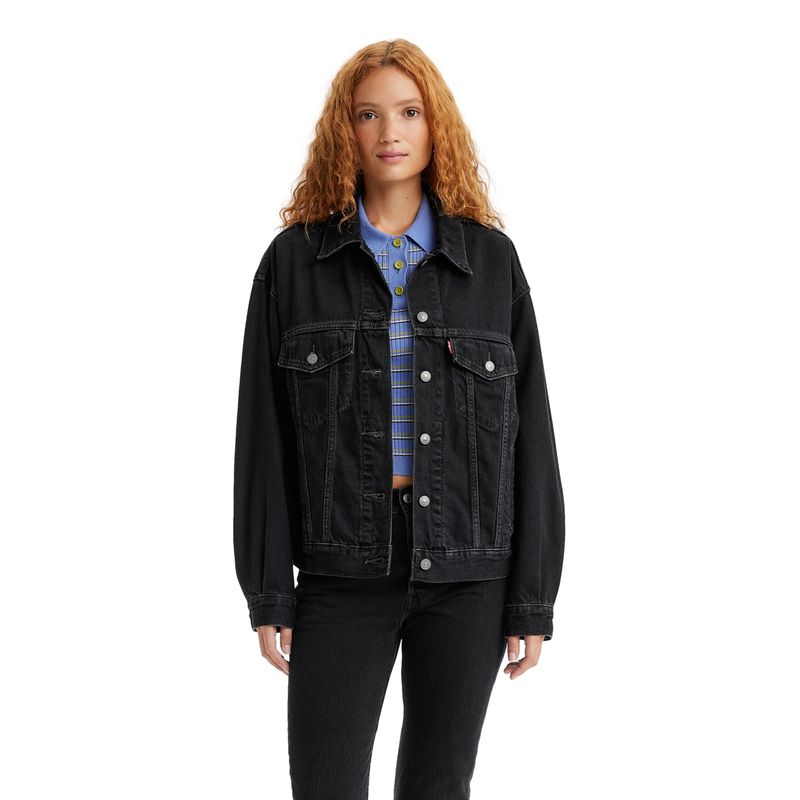 LEVIS - Chaqueta Mujer 90s Trucker Negro Levis