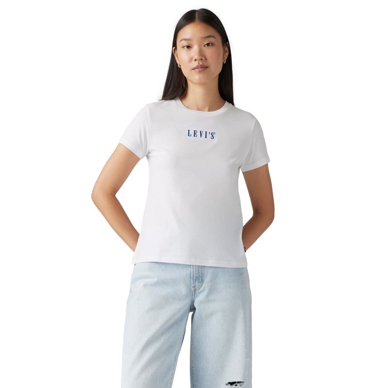 LEVIS - Polera Mujer The Perfect Tee Blanco Levis