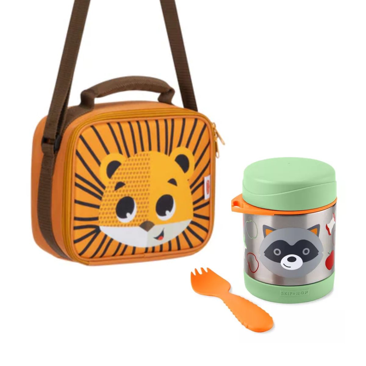 SKIP HOP - Pack Escolar Animales Lonchera + Termo