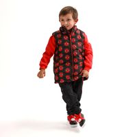Parka Niño Spiderman Multi Logo Negro