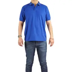 MPROPIA - Polera Piqué Hombre Textura Suave Botones 001