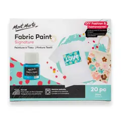 MONT MARTE - Set 20 pinturas de tela 20 ml