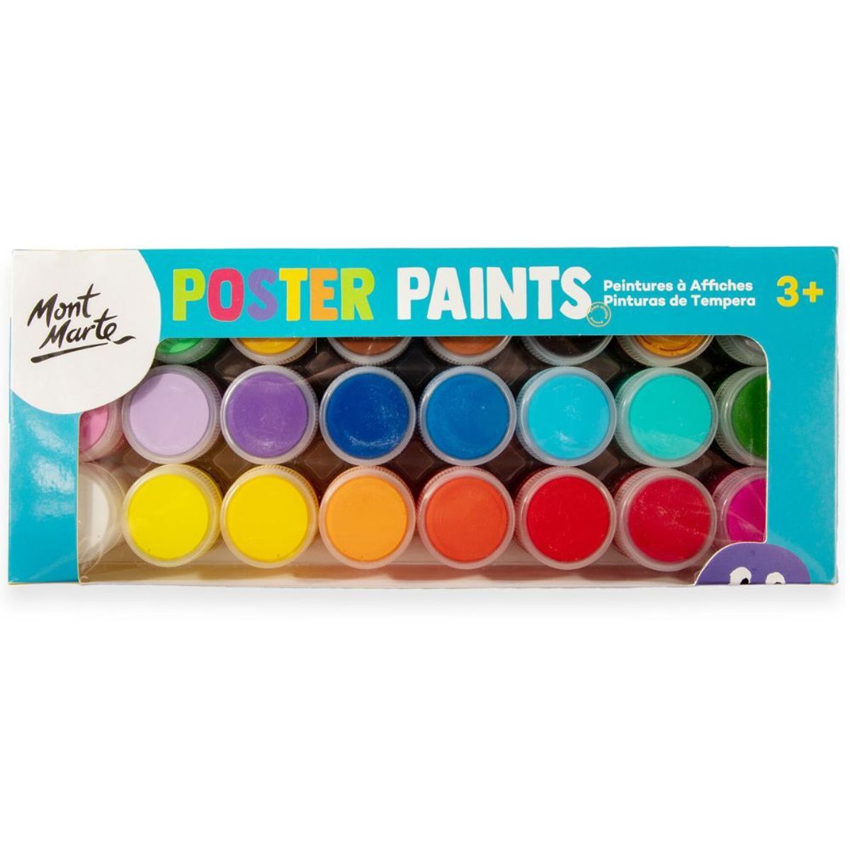 MONT MARTE - Set 24 Temperas 20 Ml Mont Marte