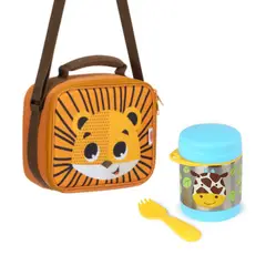 SKIP HOP - Pack Escolar Animales Lonchera + Termo