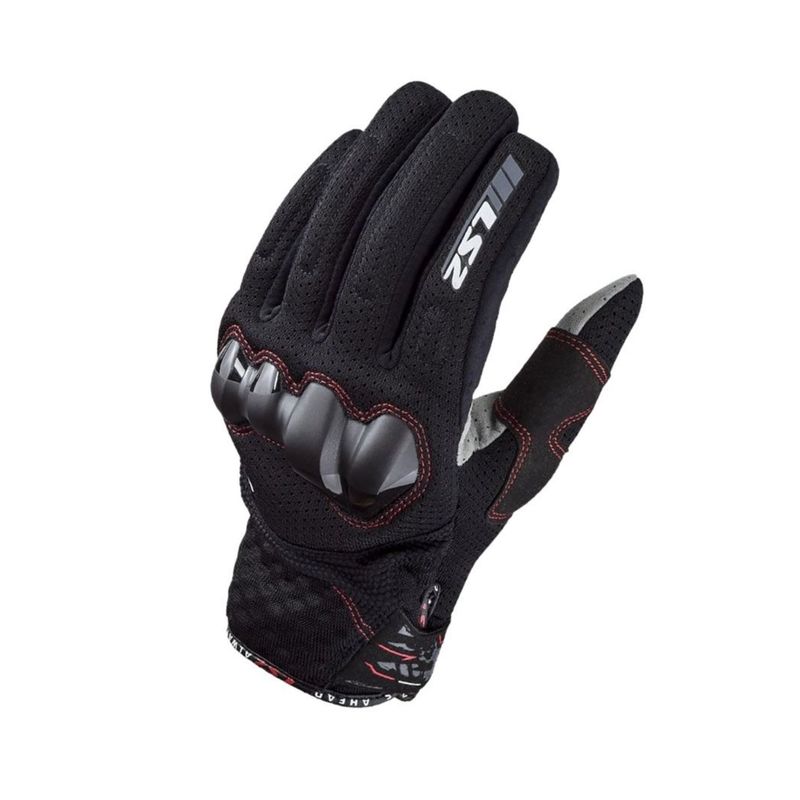 LS2 - GUANTE LS2 CHAKI NEGRO HOMBRE