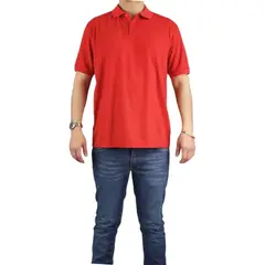 MPROPIA - Polera Piqué Hombre Textura Suave Botones 001