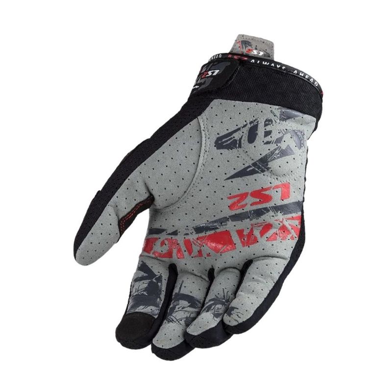 LS2 - GUANTE LS2 CHAKI NEGRO HOMBRE