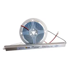 WANT - Fuente de Poder 12v 36w + Cinta led 5M 12v 120leds luz fria